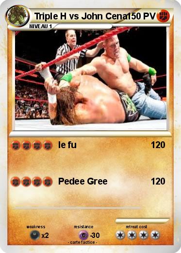 Pokemon Triple H vs John Cena