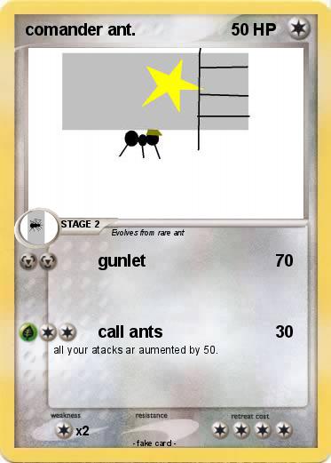 Pokemon comander ant.