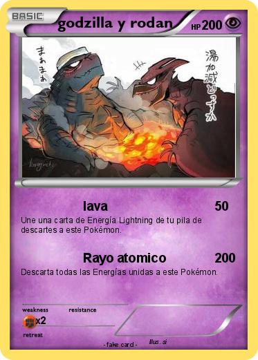 Pokemon godzilla y rodan