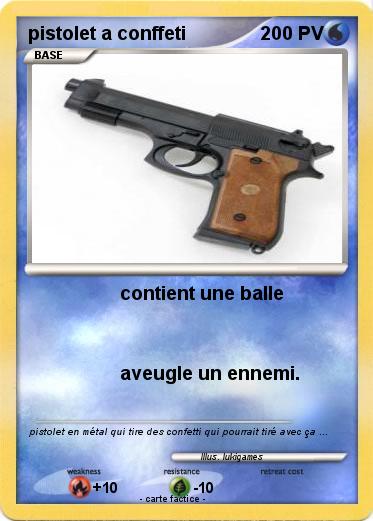 Pokemon pistolet a conffeti