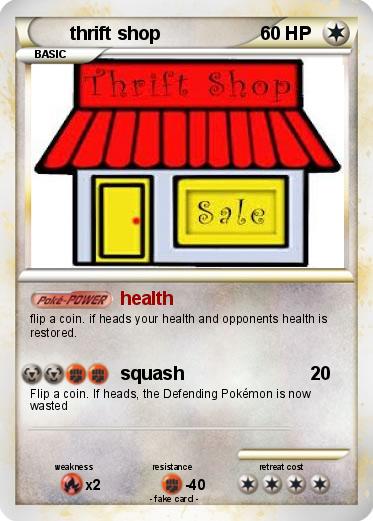 Pokemon thrift shop