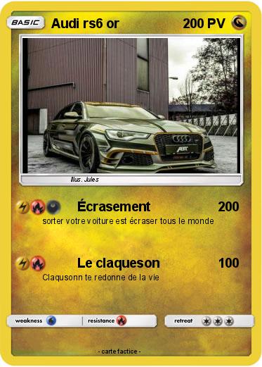 Pokemon Audi rs6 or