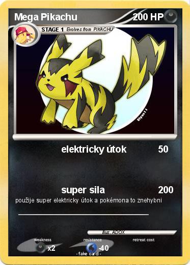 Pokemon Mega Pikachu