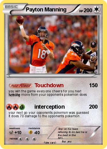 Pokemon Payton Manning