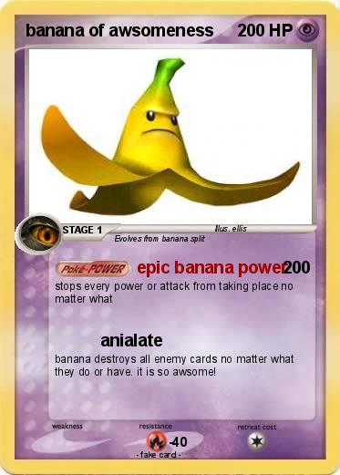 Pokemon banana of awsomeness