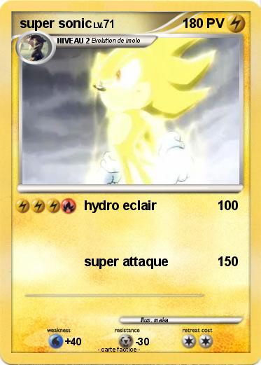 Pokémon super sonic 1544 1544 - hydro eclair - Ma carte Pokémon