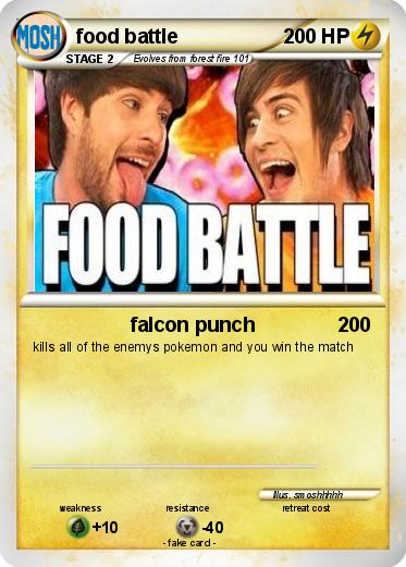 Pokemon food battle