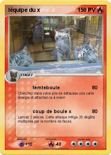 Pokemon léquipe du x