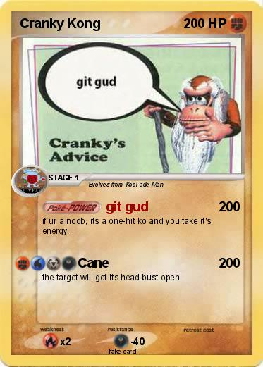 Pokemon Cranky Kong