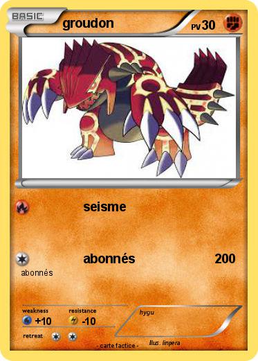 Pokemon groudon