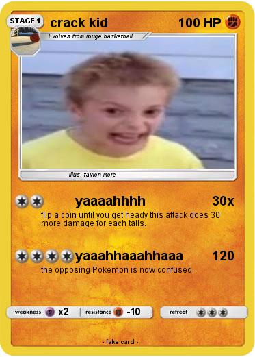 Pokemon crack kid