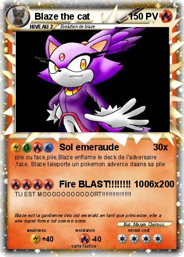 Pokemon Blaze the cat