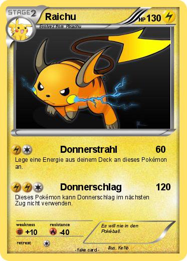 Pokemon Raichu