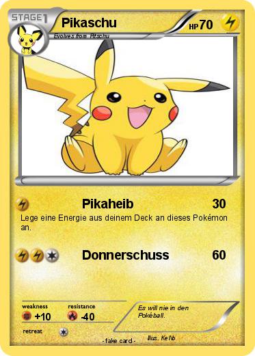 Pokemon Pikaschu