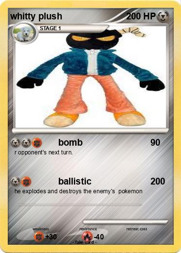 Pokemon whitty plush
