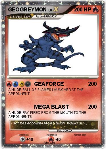Pokemon GEOGREYMON