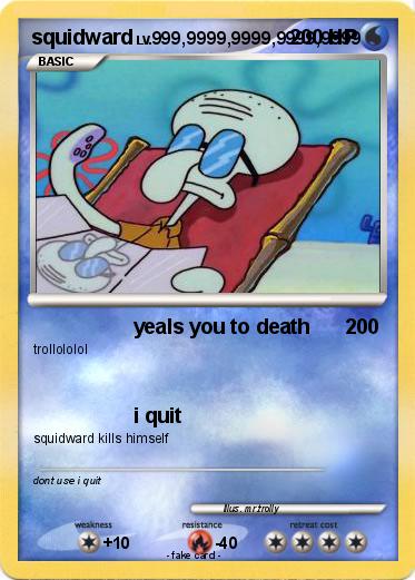 Pokemon squidward