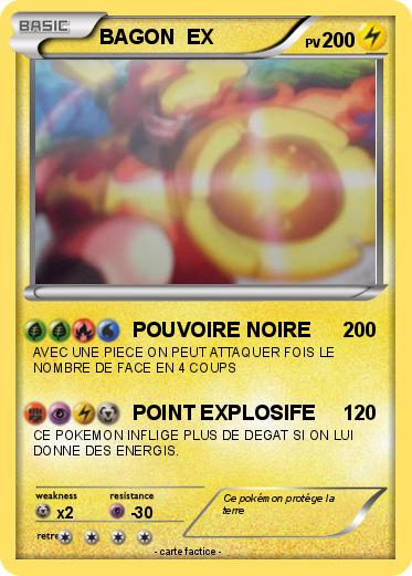 Pokemon BAGON  EX