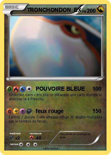 Pokemon TRONCHONDON  EX