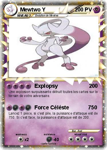 Pokemon Mewtwo Y