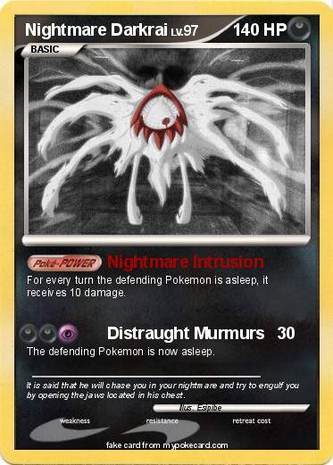 Pokemon Nightmare Darkrai
