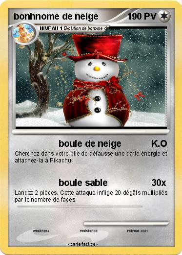 Pokemon bonhnome de neige