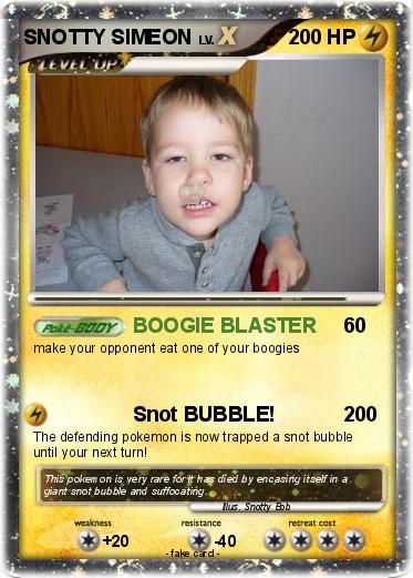 Pokemon SNOTTY SIMEON