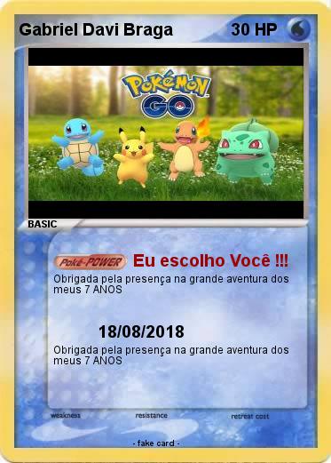 Pokemon Gabriel Davi Braga