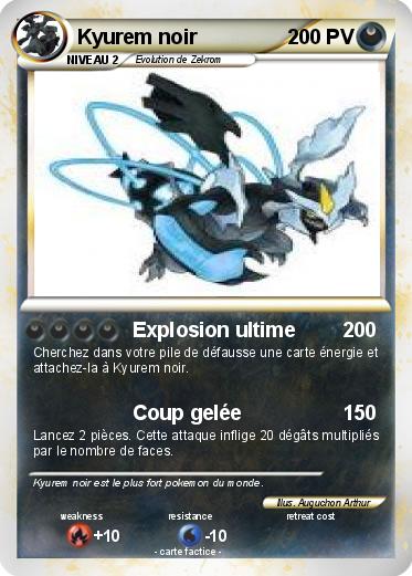 Pokemon Kyurem noir