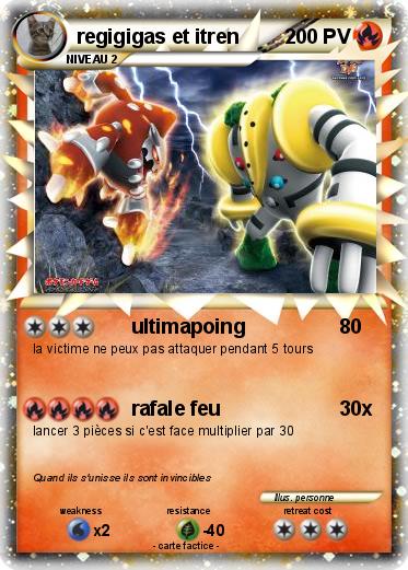 Pokemon regigigas et itren