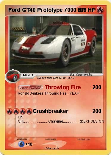 Pokemon Ford GT40 Prototype 7000 HP