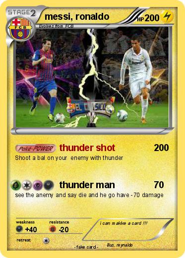 Pokemon messi, ronaldo