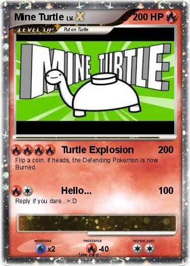 Pokemon Mine Turtle