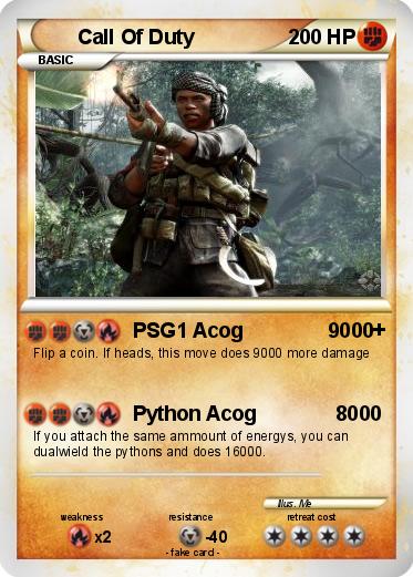 Pokemon Call Of Duty