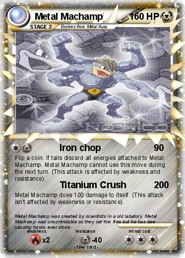 Pokemon Metal Machamp