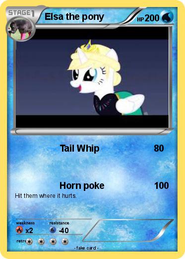 Pokemon Elsa the pony