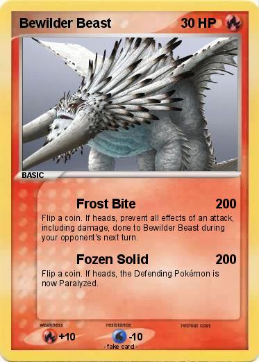 Pokemon Bewilder Beast