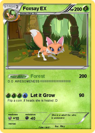 Pokemon Foxsay EX
