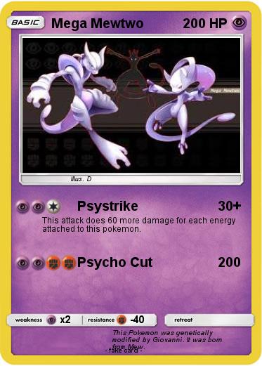 Pokemon Mega Mewtwo