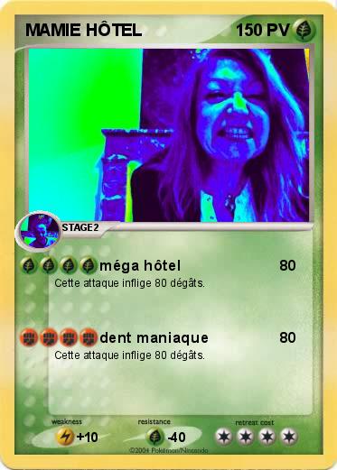 Pokemon MAMIE HÔTEL