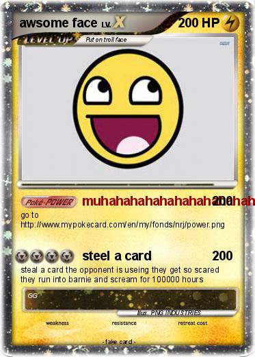 Pokemon awsome face