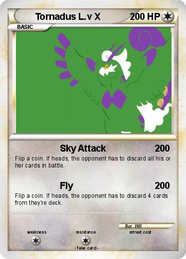 Pokemon Tornadus L.v X