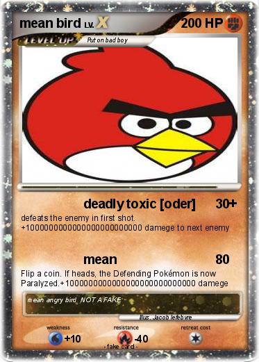 Pokemon mean bird