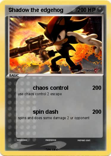 Pokemon Shadow the edgehog