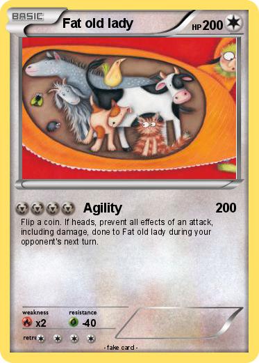 Pokemon Fat old lady