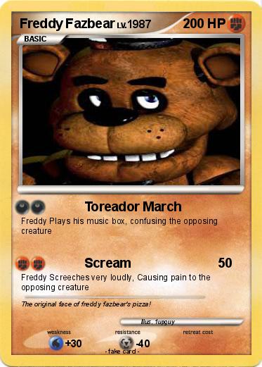 Pokemon Freddy Fazbear