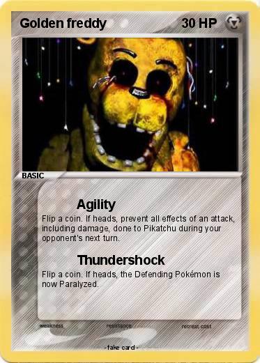 Pokemon Golden freddy
