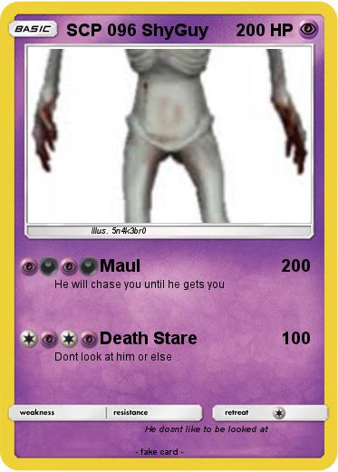 Pokemon SCP 096 ShyGuy