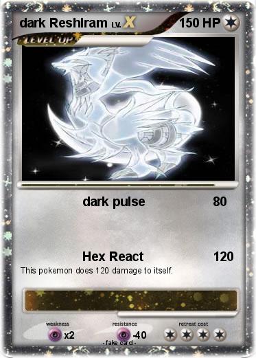 Pokemon dark ReshIram