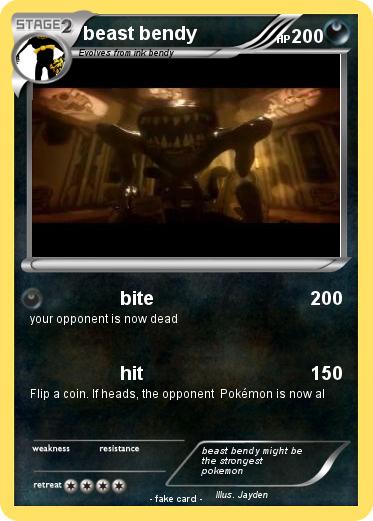 Pokemon beast bendy